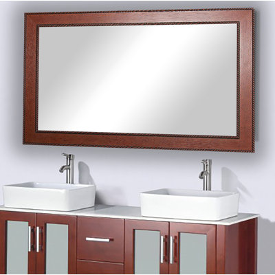 Buddie Wood Flat Mirror