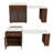 80" Expandable Kitchen Island Dining Table, Marble-grain Countertop With Power Outlet, Storage Kitchen Prep Station With Wine Rack-801538826