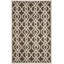 Tapis brun / crème touffeté à la main Daphne-24292703