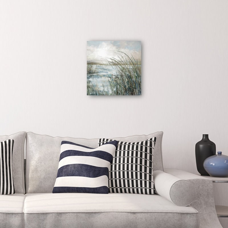 Beyond the Dunes Coastal Landscape Canvas Art Print, 20" x 20"