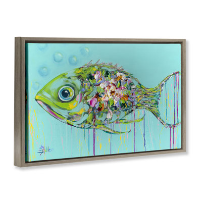  «Painterly Drip Fish» par Estelle Grengs