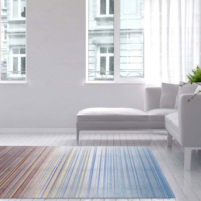Francene Striped Area Rug, Rectangle 140 x 200cm