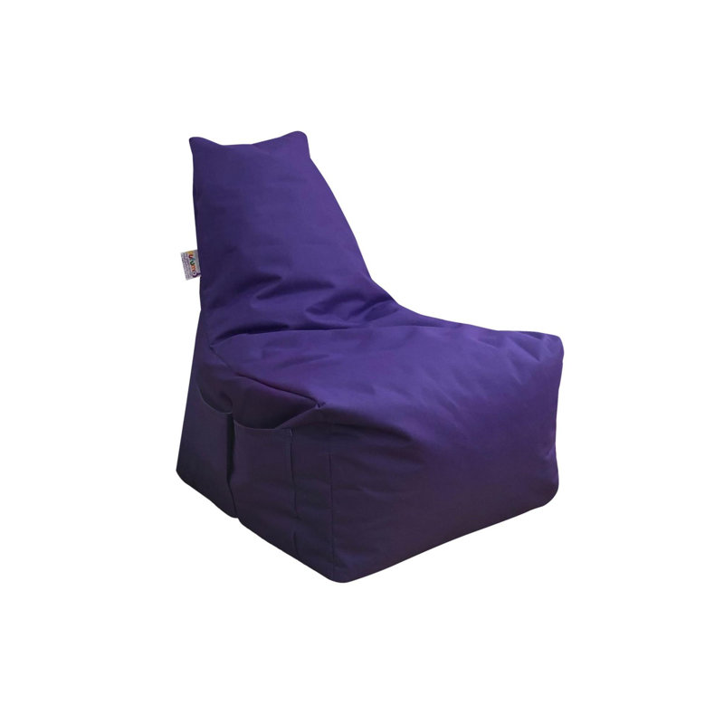 Fauteuil à billes, Polyester mauve