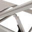 Chaise longue d'extérieur en aluminium
