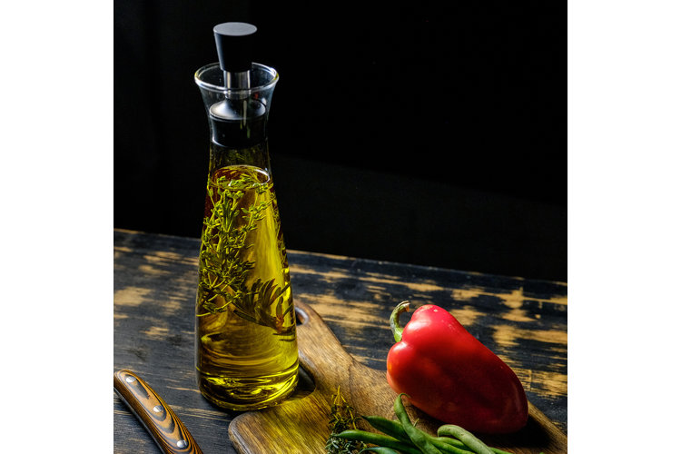 cruets on a table