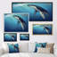 Baleine dans l'océan - Impression sur toile-1937934304-1937934310
