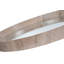 Maderia Wood Flat Wall Mirror