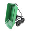 Camion à benne basculante pliante en poly pour voiture avec cadre en acier, 10 pouces. Pneumatique, capacité de 300 lb, corps 55 L, vert-125514624