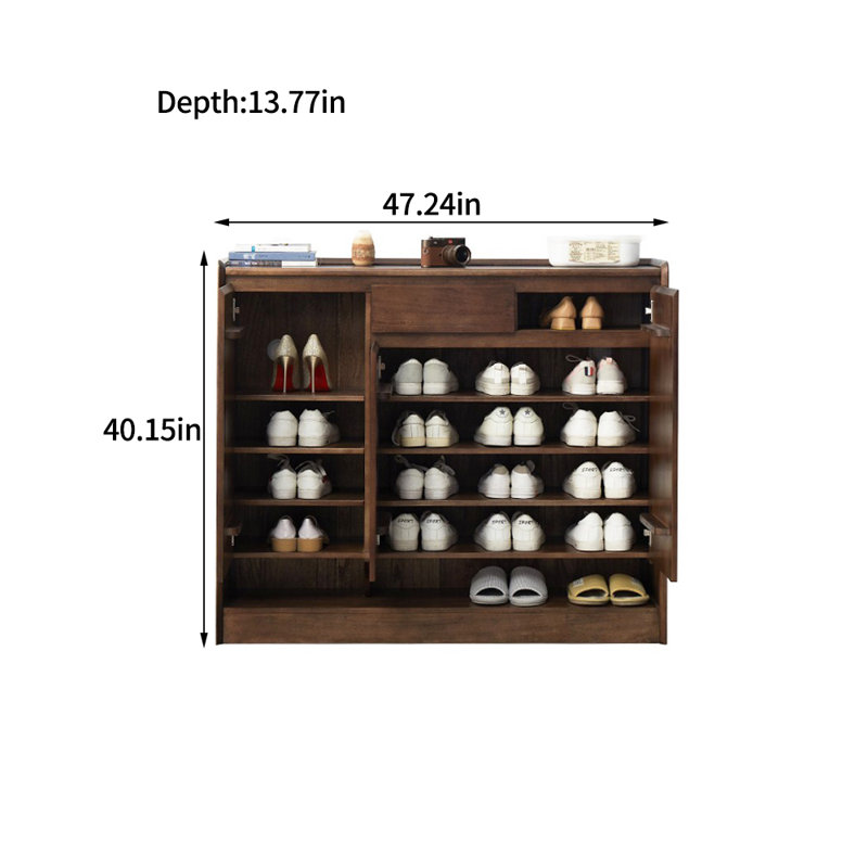 Modern Simple Solid Wood Accent Cabinet
