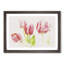 Beautiful Pink Tulips Watercolour - Picture Frame Graphic Art Print-56740469-56740468