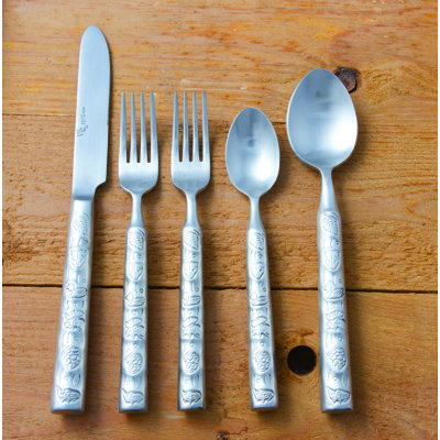 Millwood Pines Tekamah Stainless Steel Flatware Set - Service for 4