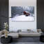 Art sur toile tendue par Rotenberg, Nancy: PA, Mariana Co, pont couvert Hughes en hiver-304721658