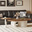 Modern oval-shaped storage coffee table-130178191