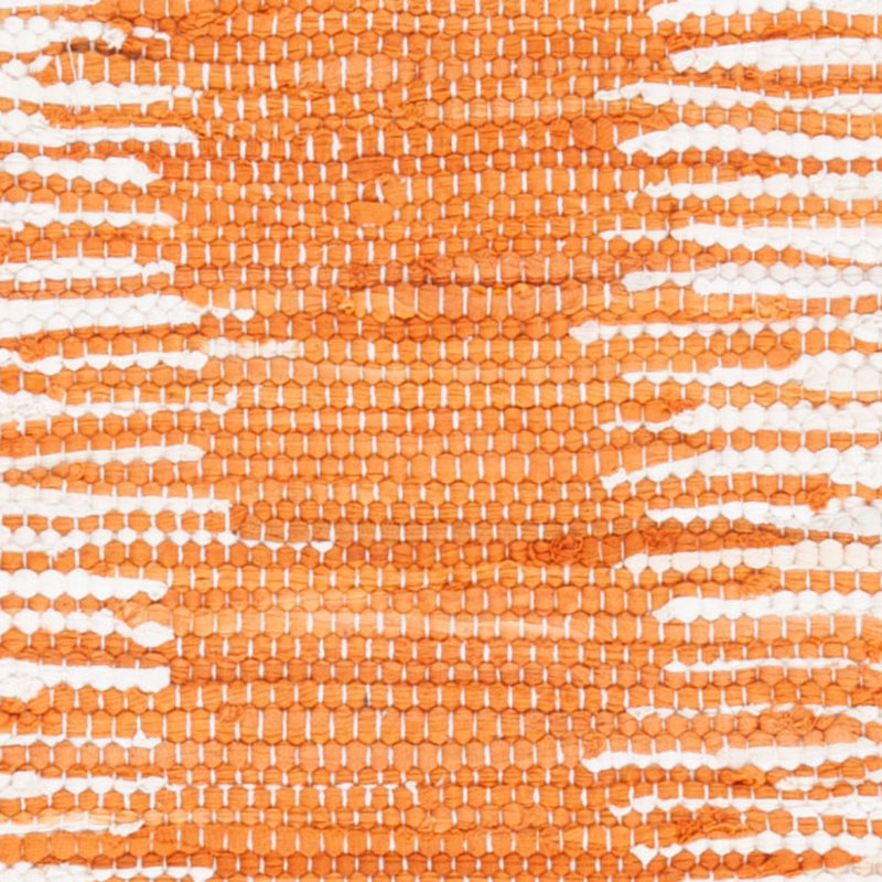 Parvin Hand Woven Cotton Striped Rug, Runner 2'3" x 7'