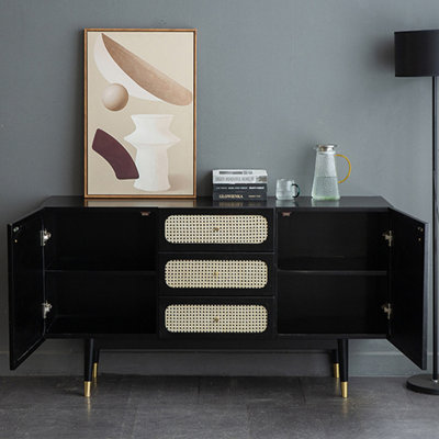 Armoire de rangement d'entrée de style moderne et minimaliste