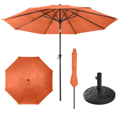 Parasol de patio avec inclinaison automatique de 10 pi Kapp avec base lestée 19 lb pour terrasse, porche, mobilier d'extérieur ou piscine Kapp