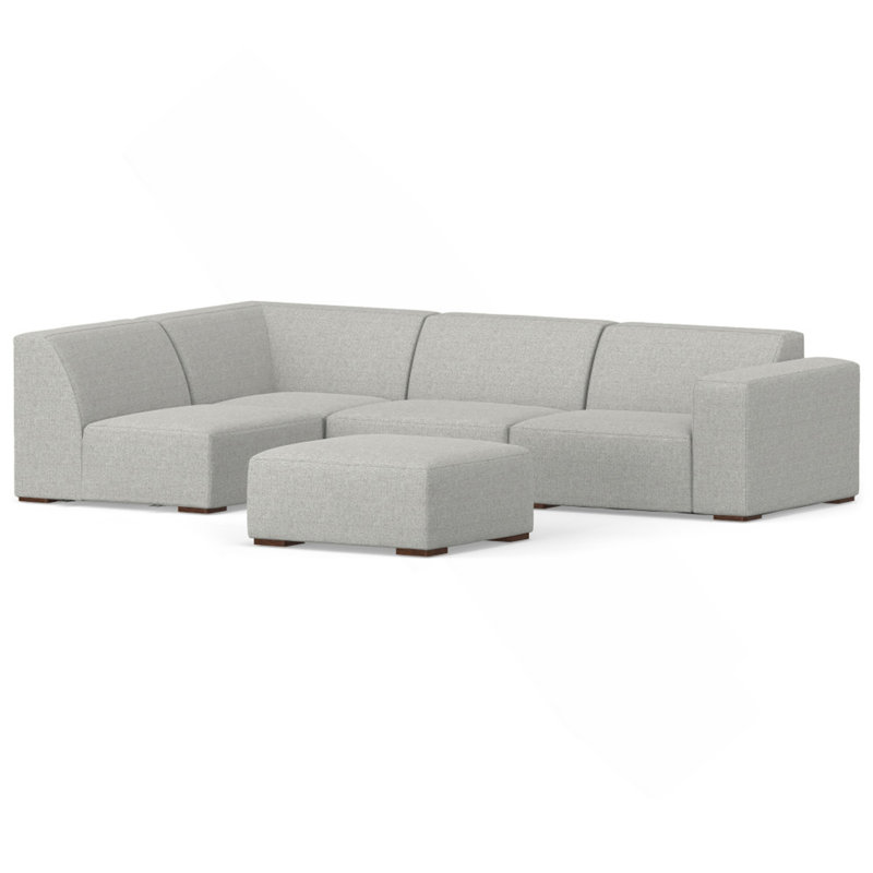 Left Sectional Sofa And Ottoman