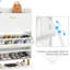 22 Pair Solid Wood Shoe Storage Cabinet-47042202