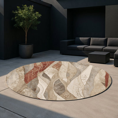 Tapis intérieur et extérieur Echoed Glow