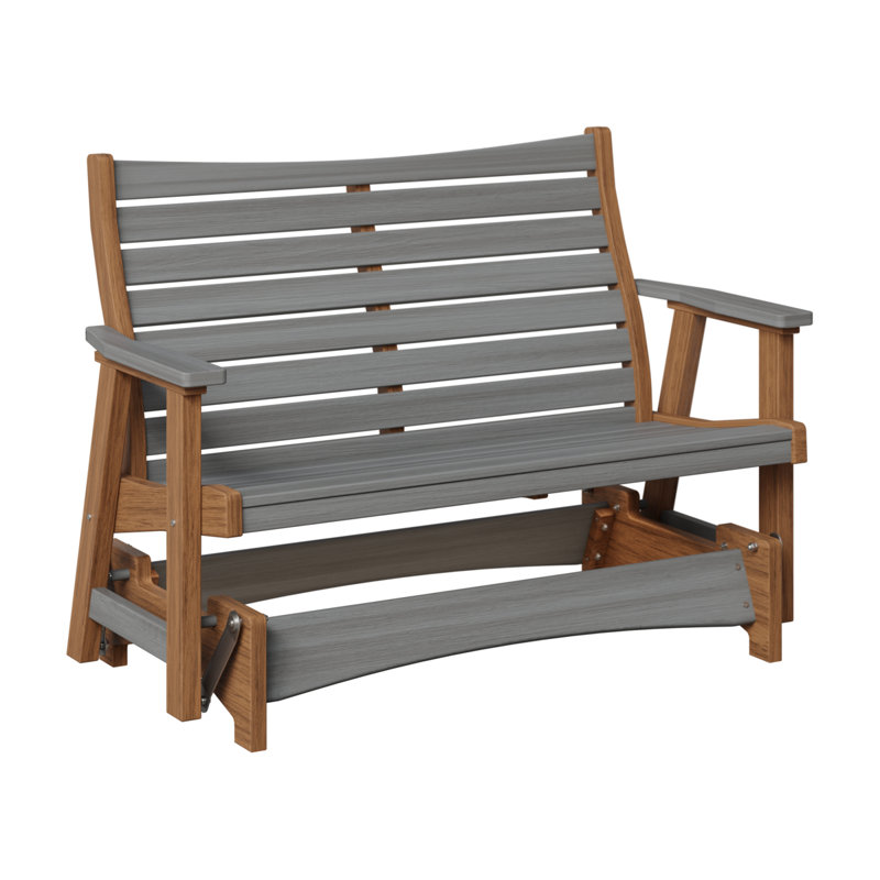 Berlin Gardens Bristol, Driftwood Gray Top/Antique Mahogany Base