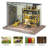 7.4 Ft. W X 5.3 Ft. D Metal Outdoor Storage Shed With Sliding Lockable Doors,Transparent Panel Windows,Outdoor Storage Clearance for Backyard, Patio, Dark Gray