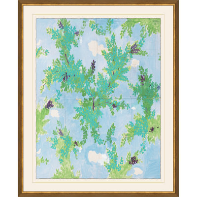 Arbres et Nuages (Var. 1) by Paule Marrot - Single Picture Frame Print