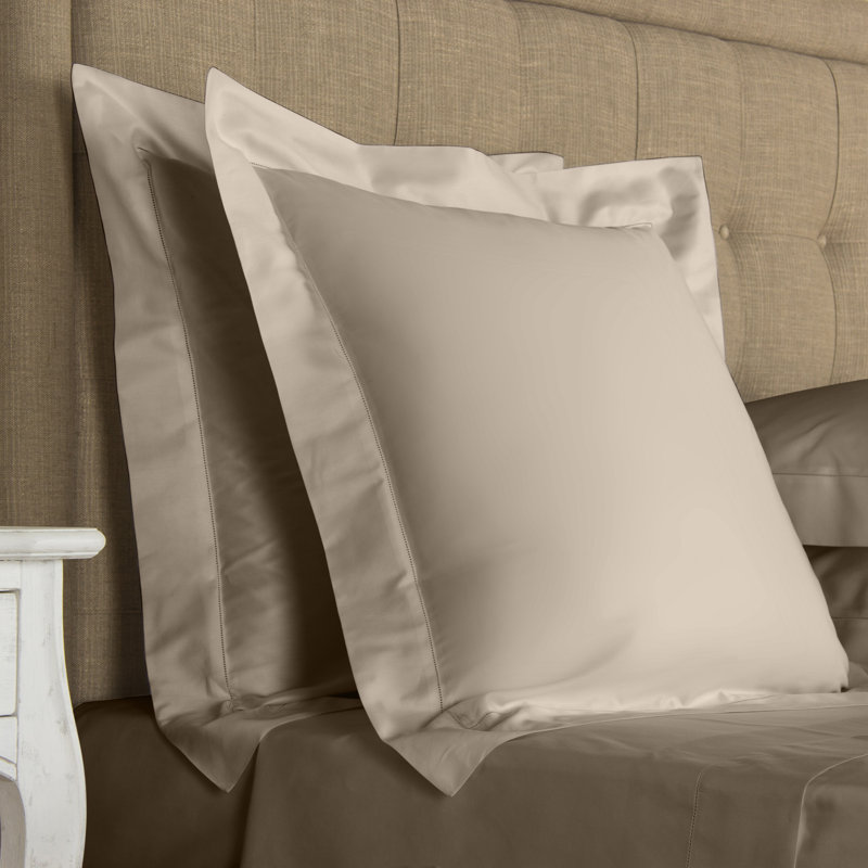 Single Ajour Pillow Sham, White, Euro