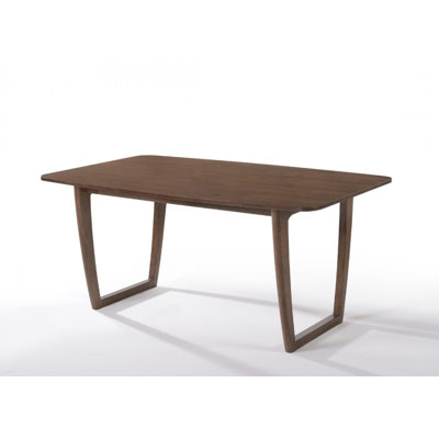 63" Walnut Rectangular Dining Table