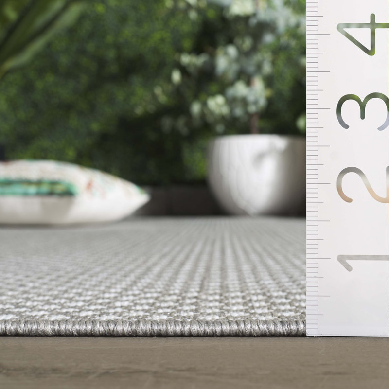 Terrace 810 Geometric Indoor/Outdoor Rug, Square 6'7"