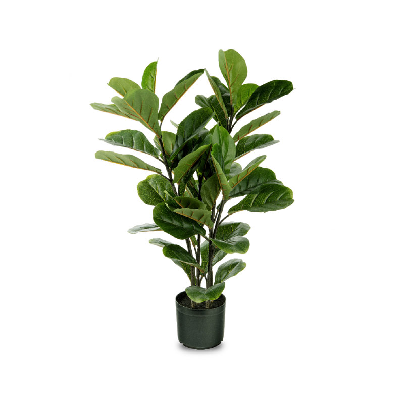 Figuier artificiel en pot, H 35,43 po x l 7 po x P 7 po