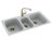 44'' L Triple Bowl Solid Surface Kitchen Sink-38293847-88592970
