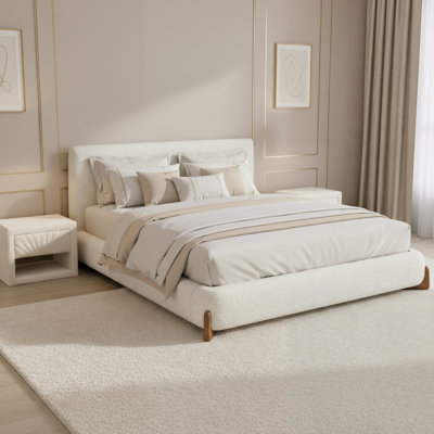 King Bed Ivory