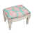 Pink/Aqua Toile Linen Blend