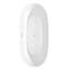 Baignoire de trempage autoportante en acrylique 71 po. X 32 po. Juno-52450713