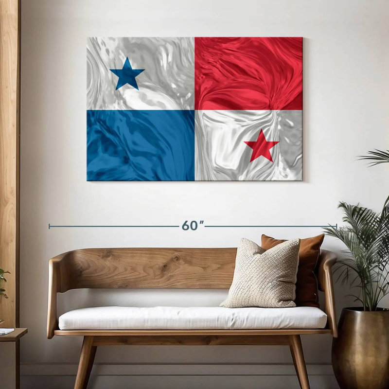 Optical Illusion Panama Flag, 30" H x 45" W