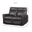 Causeuse inclinable en cuir 56,5 po Aonghas