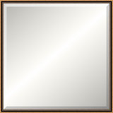 Gold Beaded Lip Old World Mirror