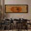 «Happy Thanksgiving Patchwork Pumpkin Rustic Folk Art», impression sur toile encadrée-133897436-133897434