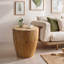 Table basse 21,06 "style rétro en forme de seau