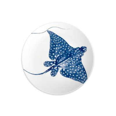 Stingray Porcelain Salad/Dessert Plate