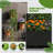 Metal Planter Box with Trellis with Wheels-1081861577-1097344963