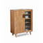 Armoire pour chaussures en bois d'hévéa