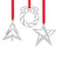 Nambe Star, Wreath &Tree Orn Set