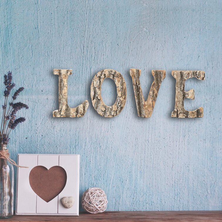 Personalized Two Piece Wooden Wall Script — Love Leighton