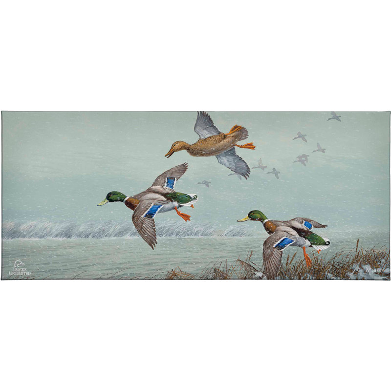 «Finding Open Water», 12 po x 26 po, toile tendue avec châssis