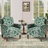 29" Wide Floral Upholstered Armchair With Solid Wood Legs, Traditional Accent Chair-1316245197