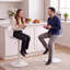 Tabouret de bar rotatif à hauteur réglable avec cadre en métal Modern 360-2104600007