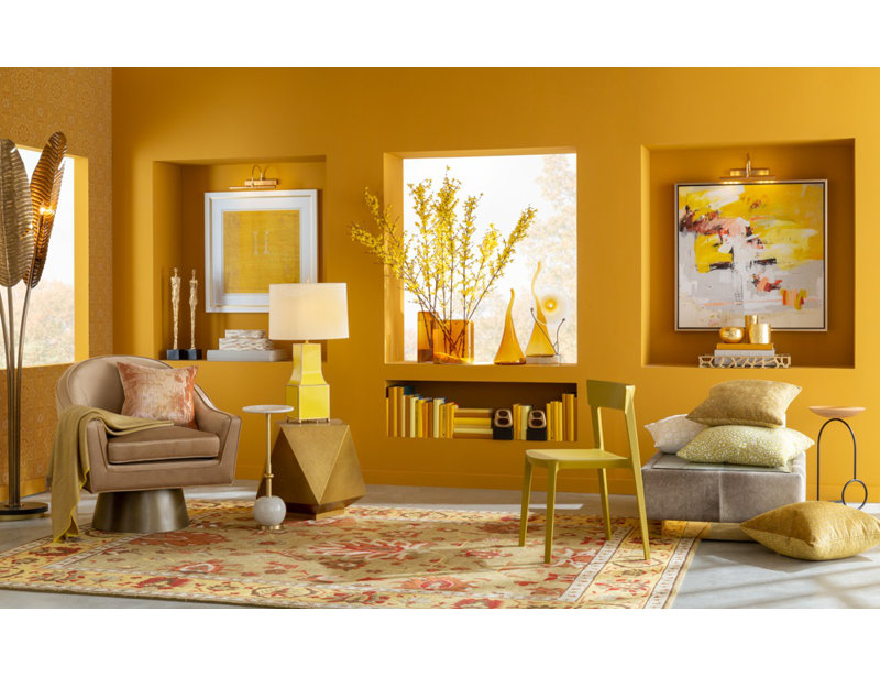 Renata Table Lamp, Yellow