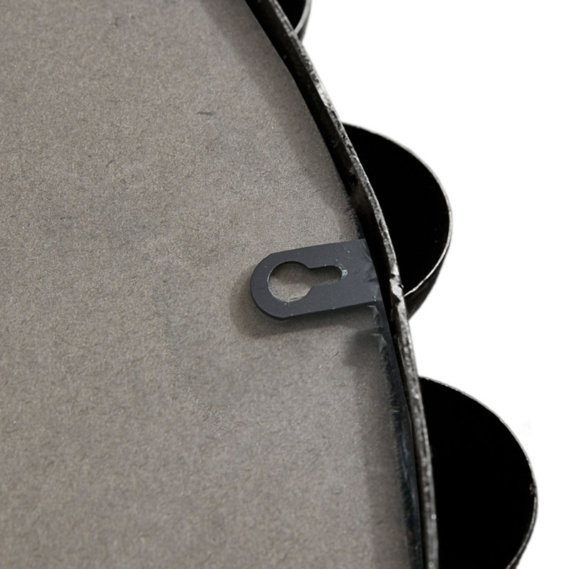 Miroir mural perlé 27 po, Black