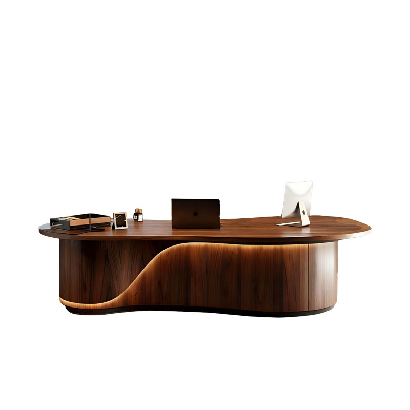 Bureau de direction 86,61 "Retro, H 29,53 po x l 86,61 po x P 31,5 po